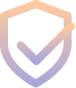 Icon of a shield with a checkmark, symbolizing security and protection
